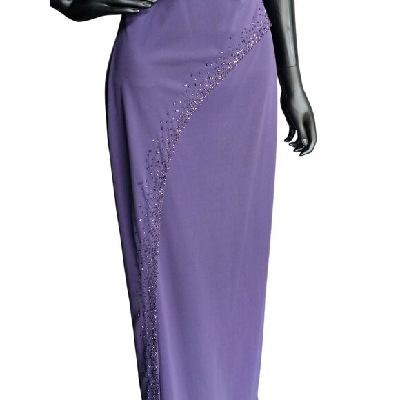 Lavender Stretch Jersey Asymmetrical - Niki Livas - Picture 9 of 11